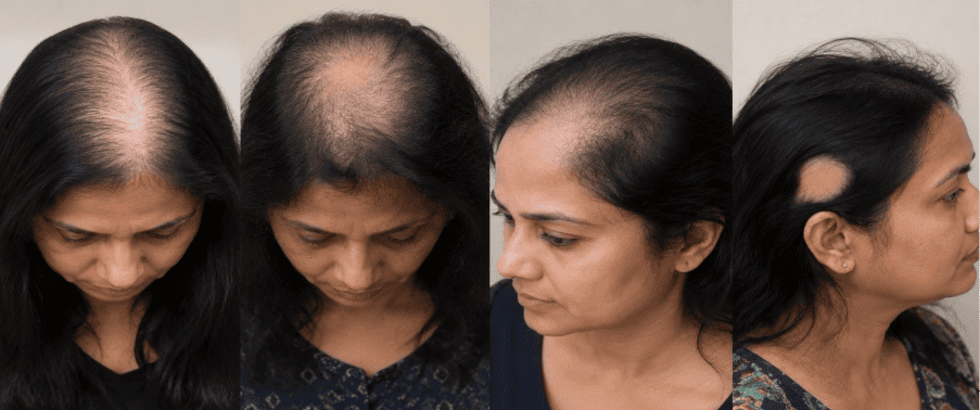 4 Types of Hair Thinning in Indian Women (And Which Hair Topper Fits Each)